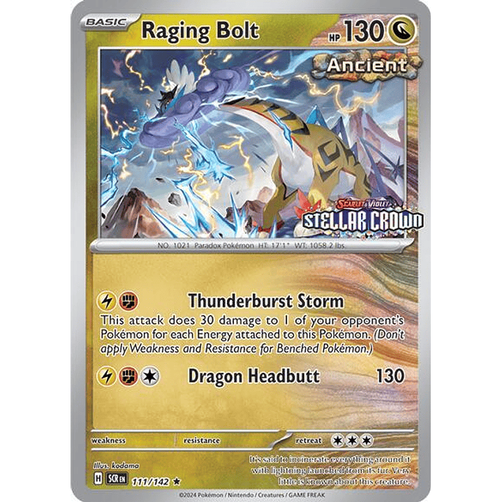 Raging Bolt (Cosmo Holo) (Best Buy Exclusive) #111 1
