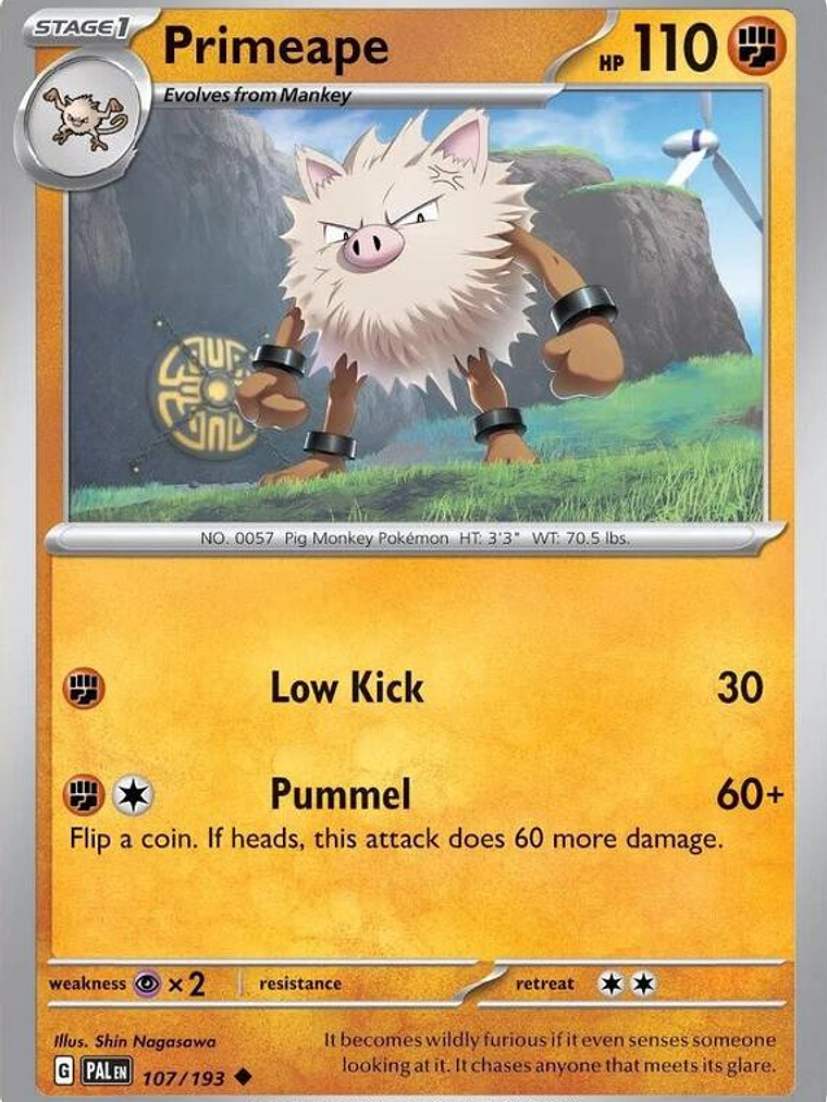Primeape (Cosmos Holo) #107 1