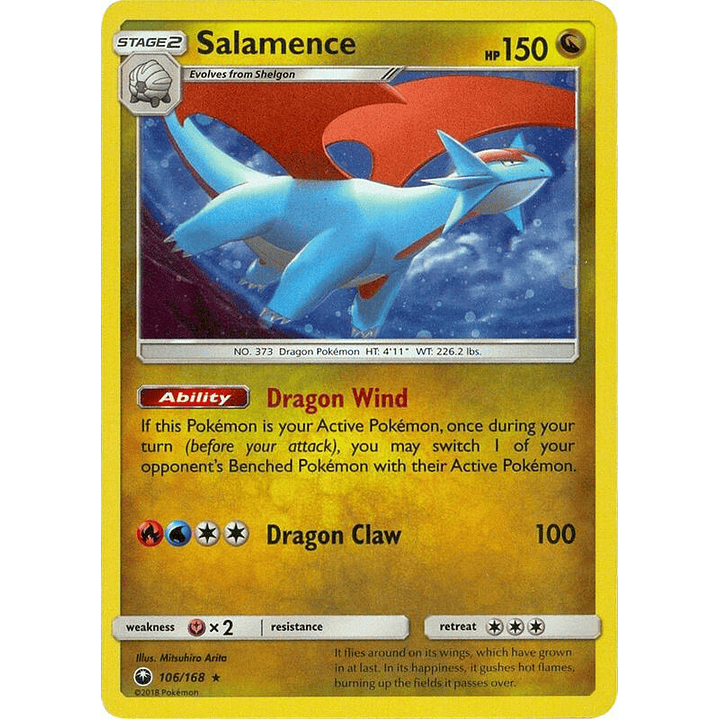 Salamence - 106/168 (Cosmos Holo) #106 1
