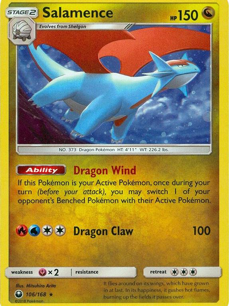 Salamence - 106/168 (Cosmos Holo) #106 1