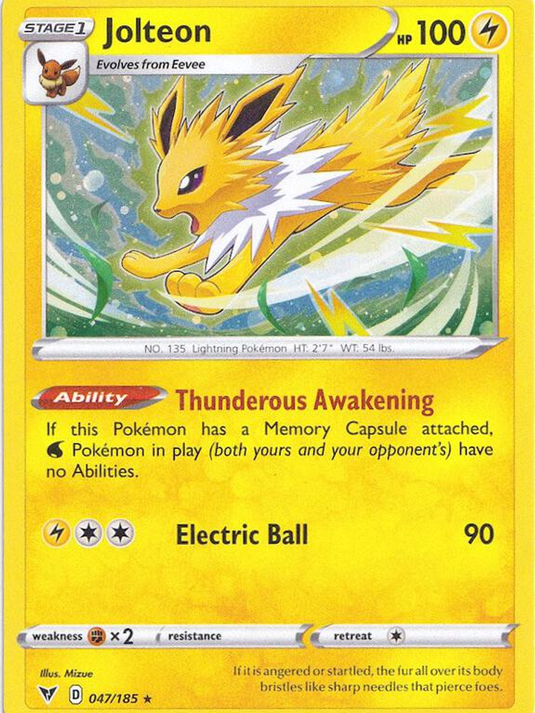 Jolteon - 047/185 (Cosmos Holo) #047 1