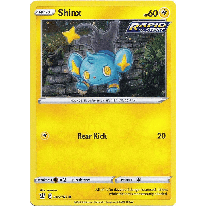 Shinx - 046/163 (Cosmos Holo) #046 1