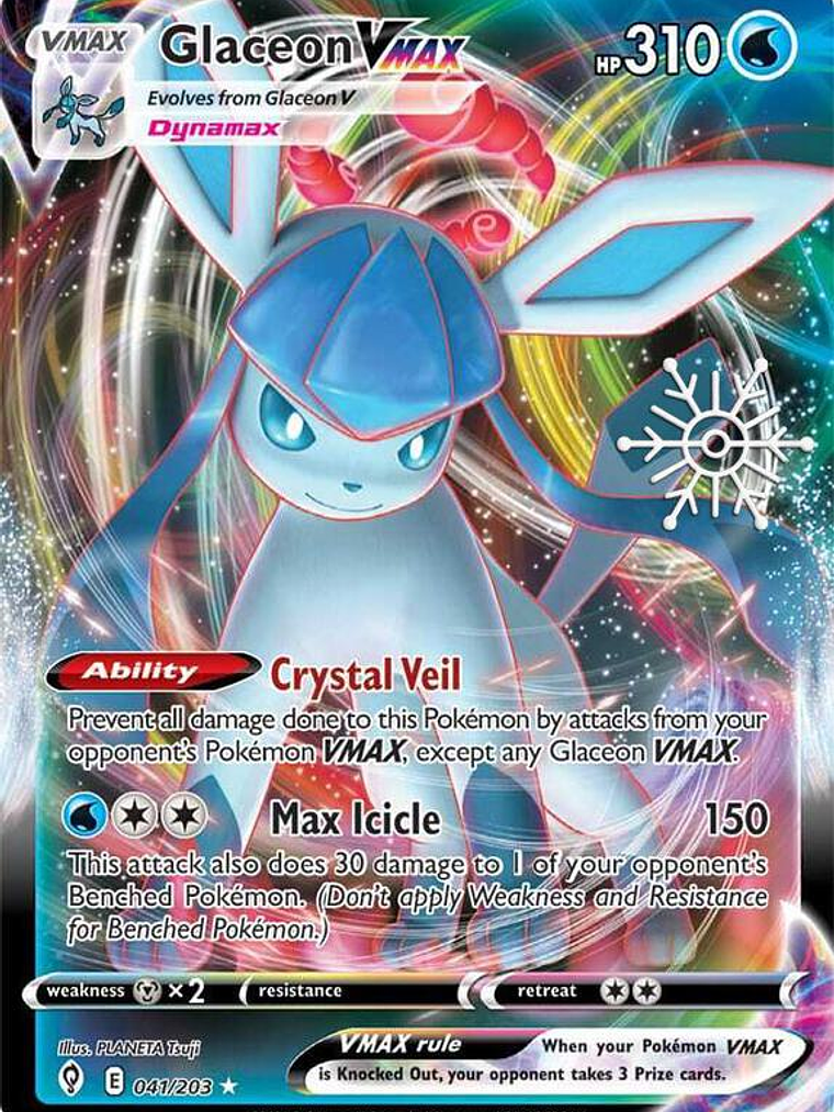 Glaceon VMAX - 041/203 (Holiday Calendar) #041 1