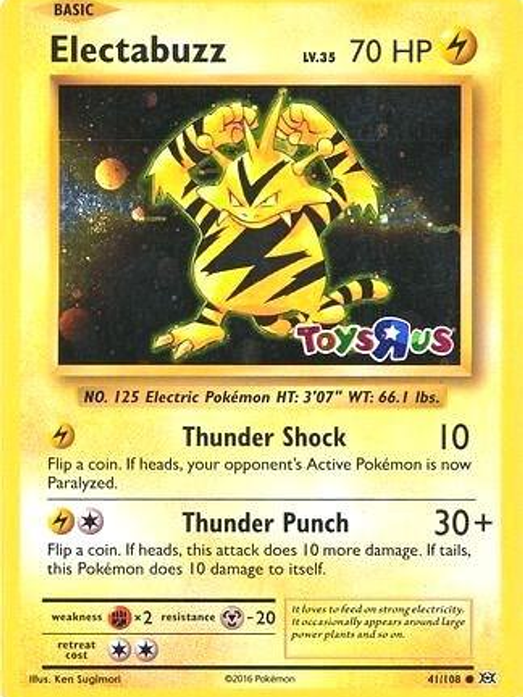 Electabuzz - 41/108 (Toys R Us Promo) #041 1