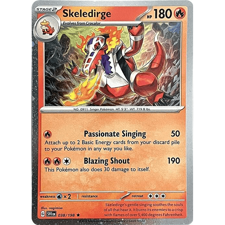 Skeledirge - 038/198 (Cosmos Holo) #038 1
