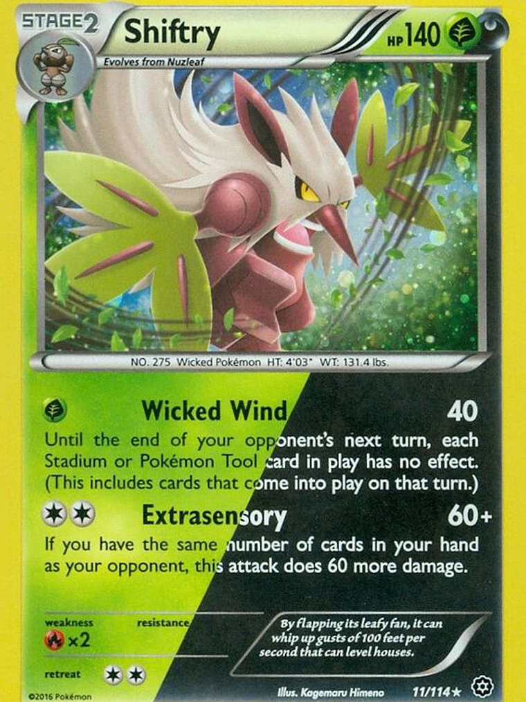 Shiftry - 11/114 (Cosmos Holo) #011 1