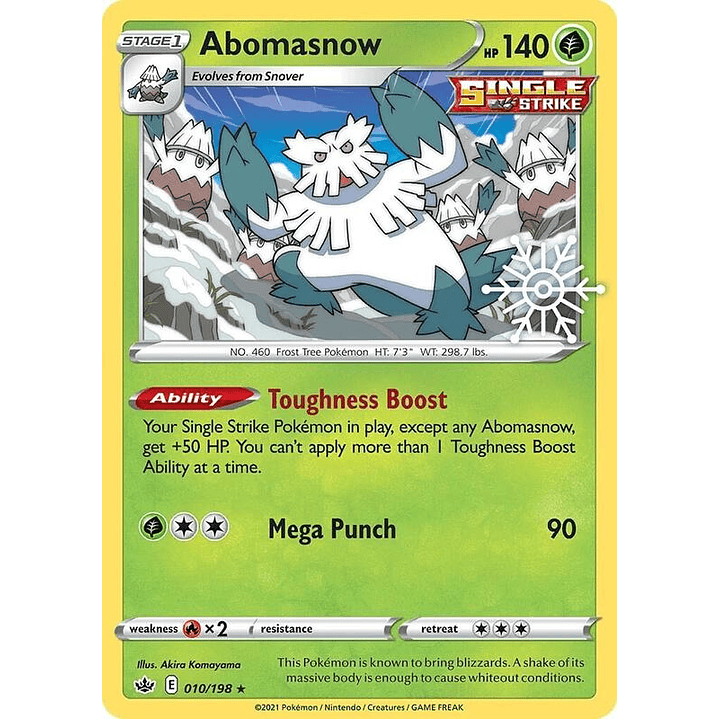 Abomasnow - 010/198 (Holiday Calendar) #010 1