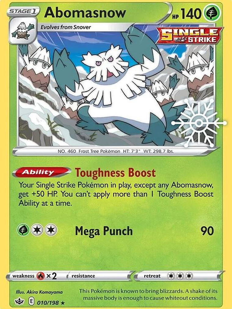 Abomasnow - 010/198 (Holiday Calendar) #010 1