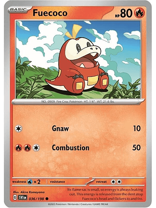 Fuecoco (Mirage Holo) #036