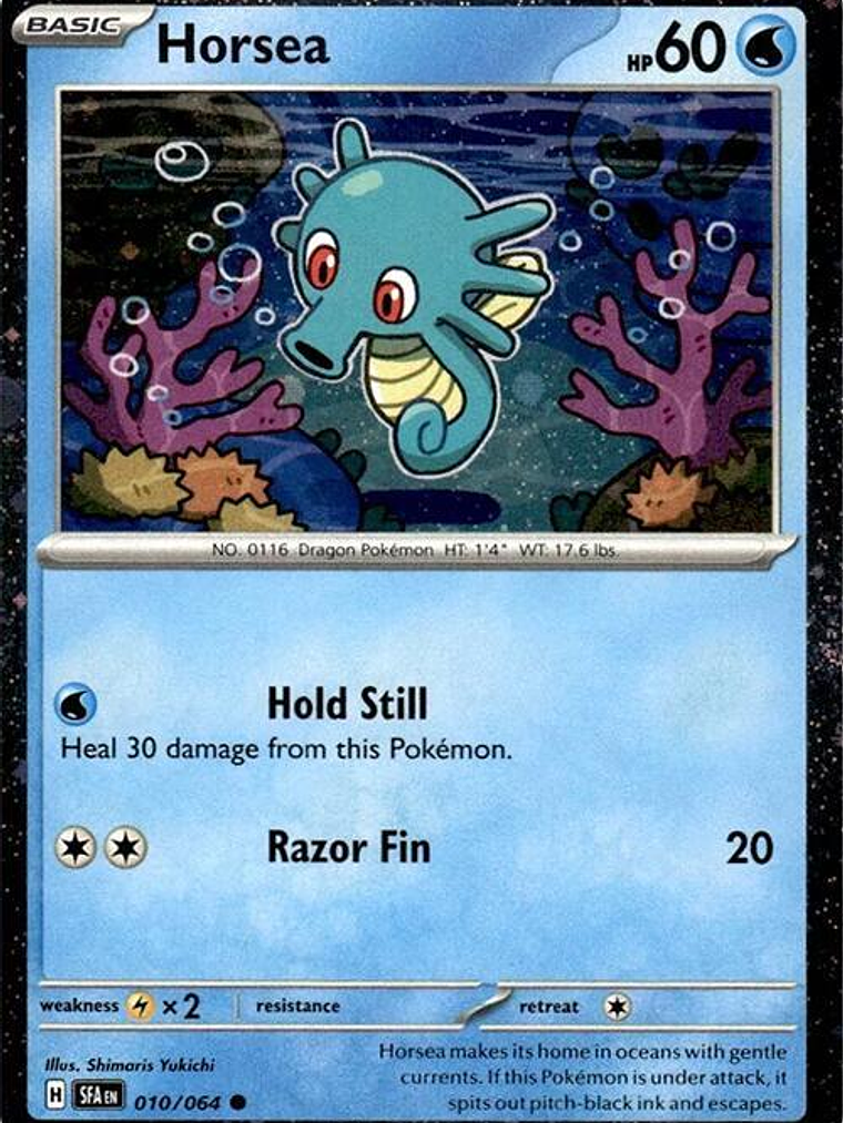 Horsea (Cosmos Holo) #010 1