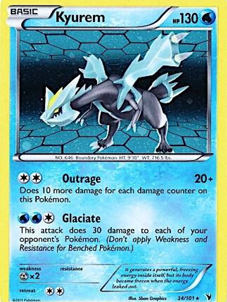 Kyurem - 34/101 (Cosmos Holo) #034 1