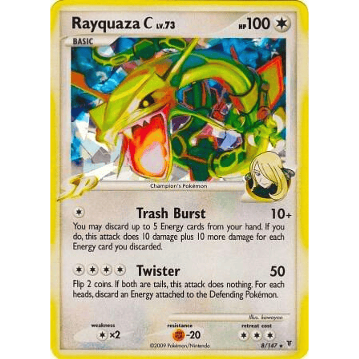 Rayquaza C - 8/147 (Cracked Ice) #008 1