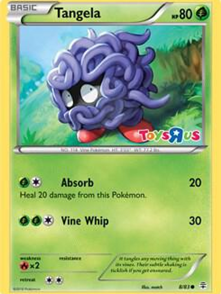 Tangela - 8/83 (Toys R Us Promo) #008 1