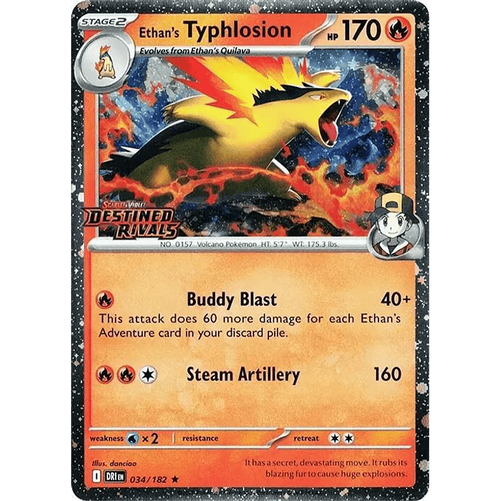 Ethan's Typhlosion (Prerelease) #034 1