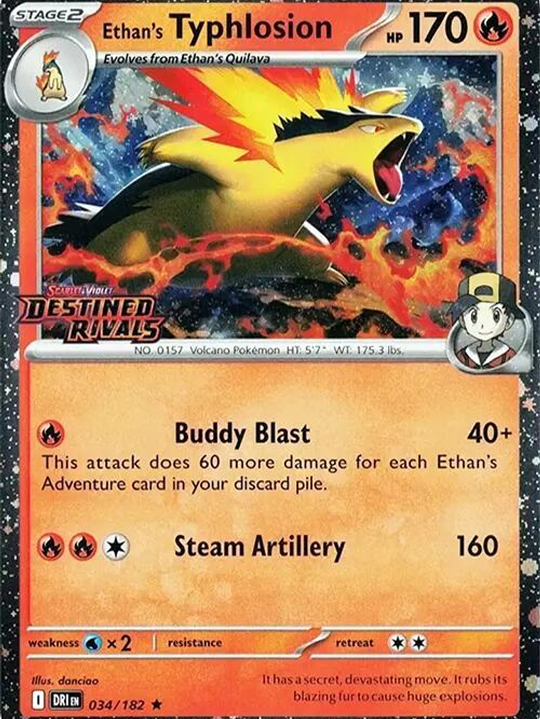 Ethan's Typhlosion (Prerelease) #034 1