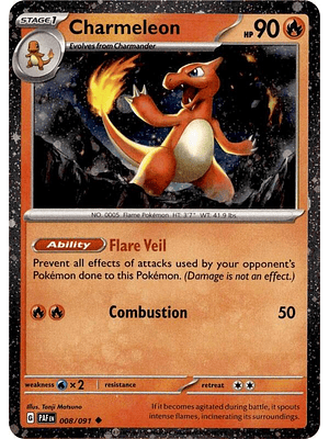 Charmeleon (Cosmos Holo) #008