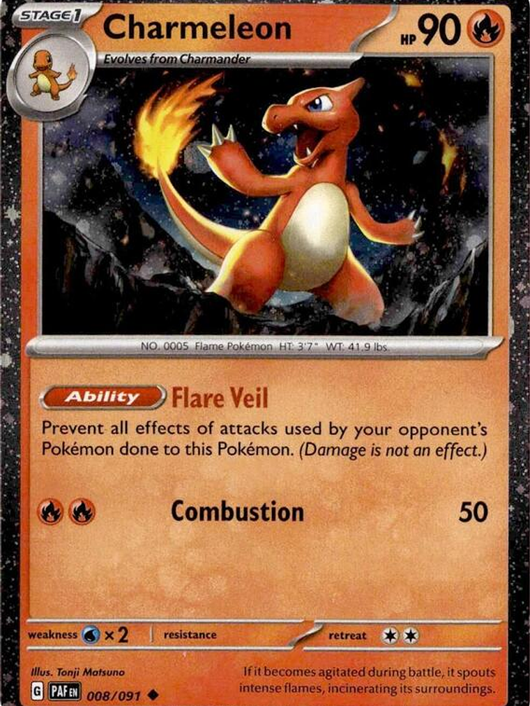 Charmeleon (Cosmos Holo) #008 1