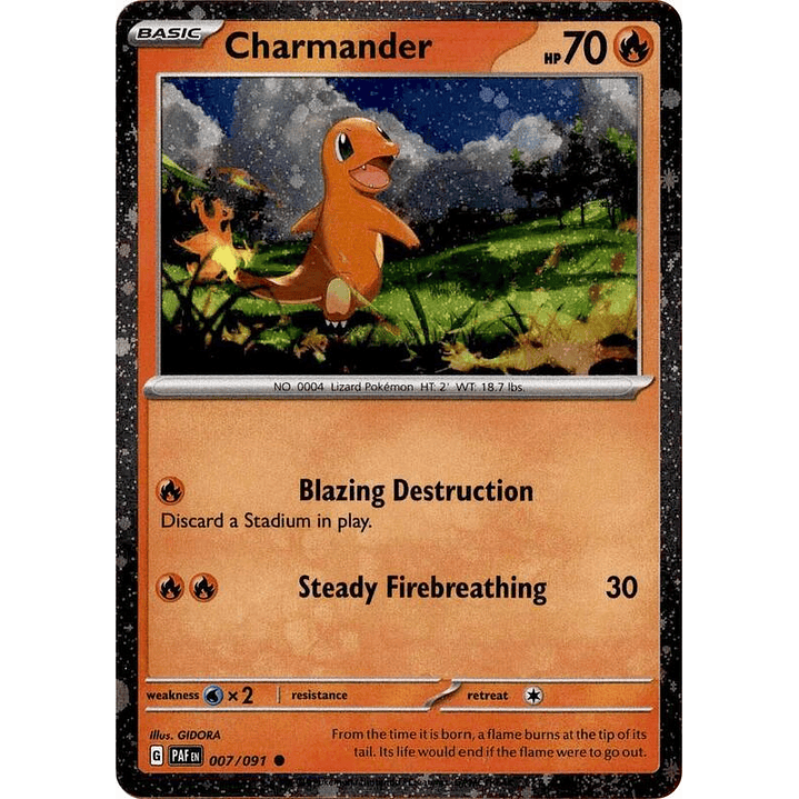 Charmander - 007/091 (Cosmos Holo) #007 1