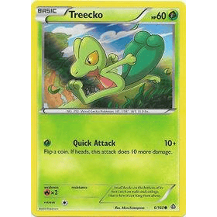 Treecko - 6/160 (Sheen Holo) #006 1