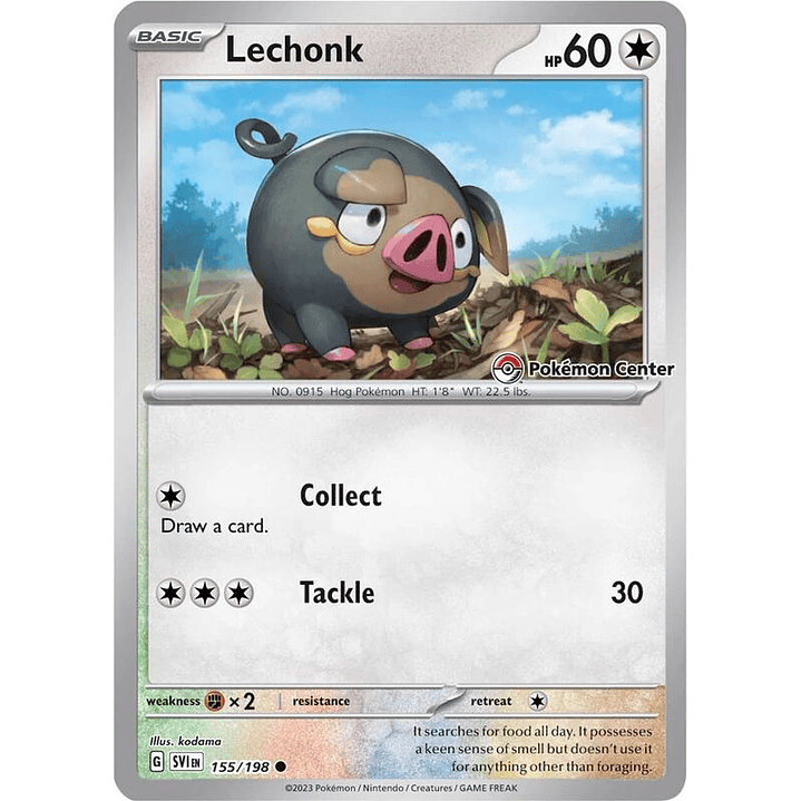 Lechonk (Pokemon Center Exclusive) #155 1