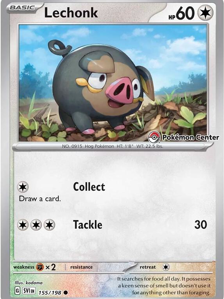 Lechonk (Pokemon Center Exclusive) #155 1
