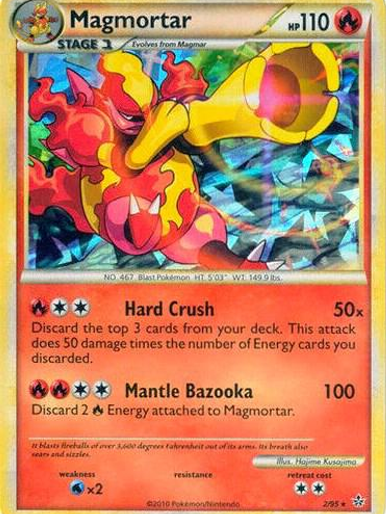 Magmortar - 2/95 (Cracked Ice Holo) #002 1