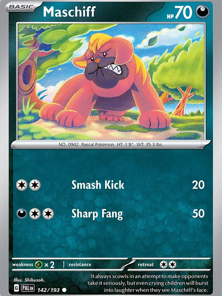 Maschiff - 142/193 (Cosmos Holo) #142 1