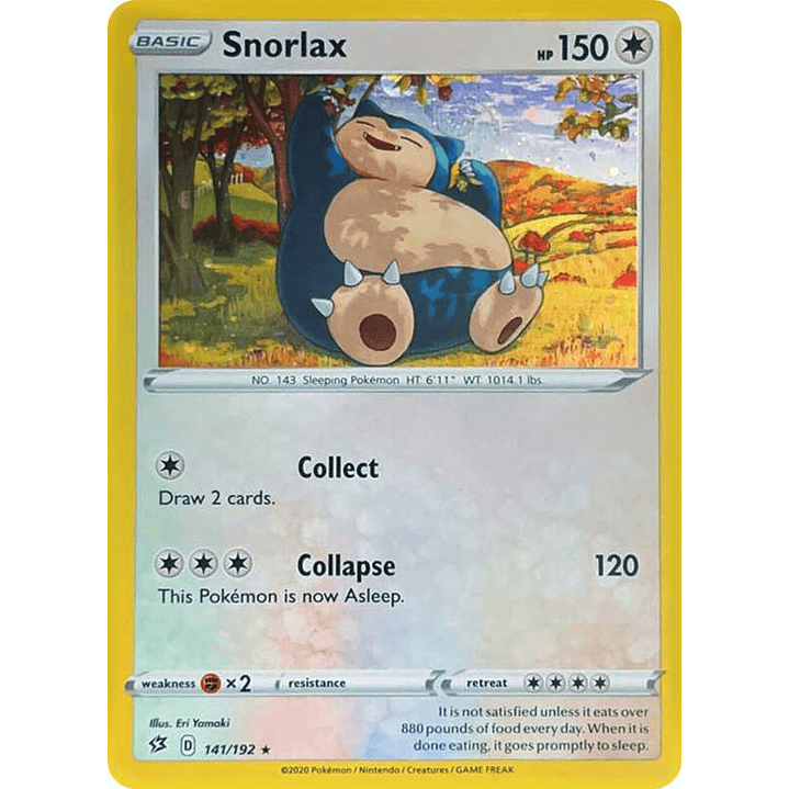 Snorlax - 141/192 (Cosmos Holo) #141 1