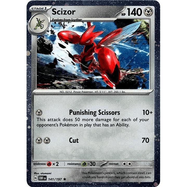 Scizor - 141/197 (Cosmos Holo) #141 1