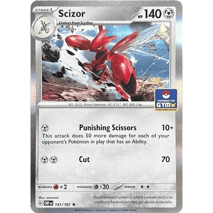 Scizor - 141/197 (Pokemon Gym Promo) #141 1