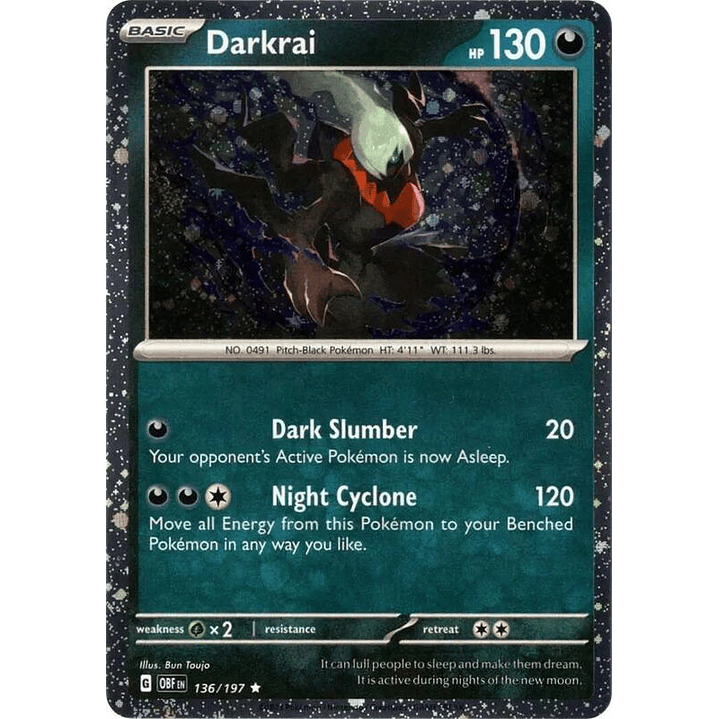 Darkrai (Cosmos Holo) #136 1