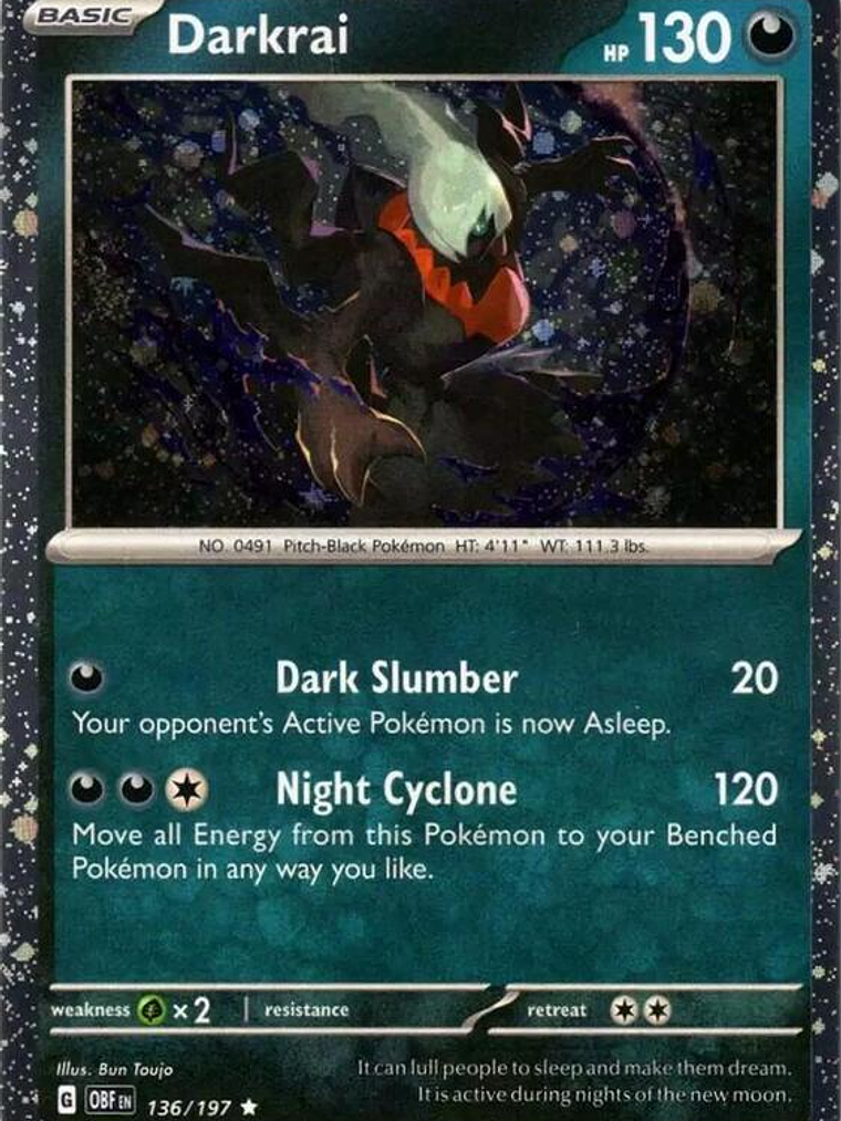 Darkrai (Cosmos Holo) #136 1