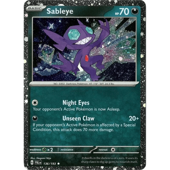Sableye (Cosmos Holo) #136 1