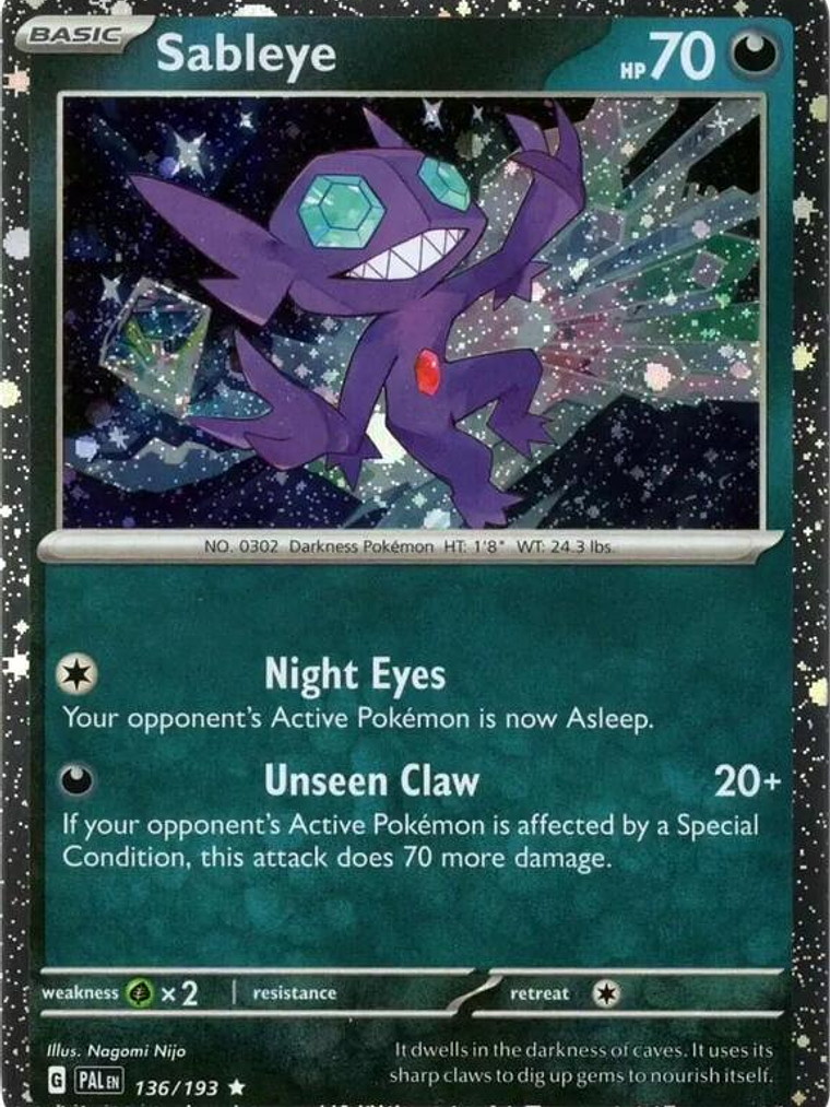 Sableye (Cosmos Holo) #136 1