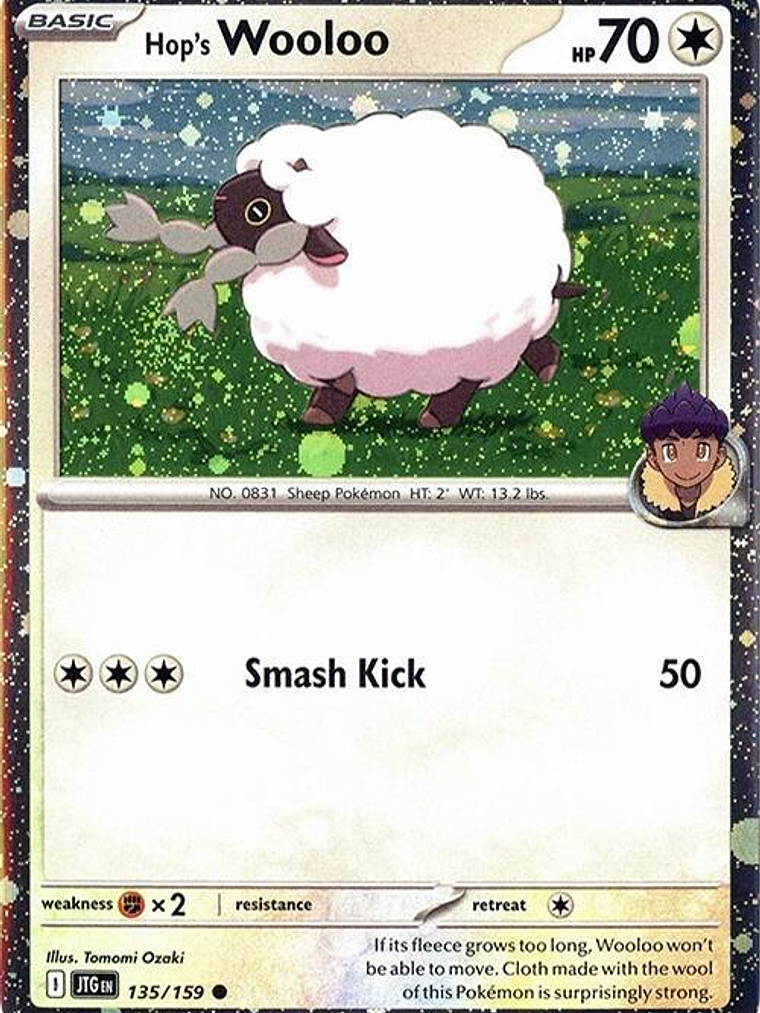 Hop's Wooloo (Cosmos Holo) #135 1