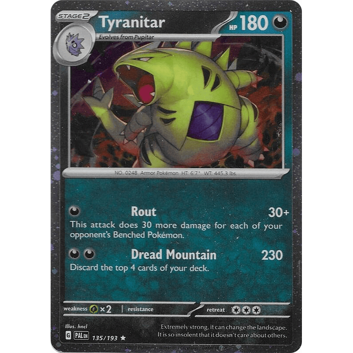 Tyranitar - 135/193 (Cosmo Foil) #135 1