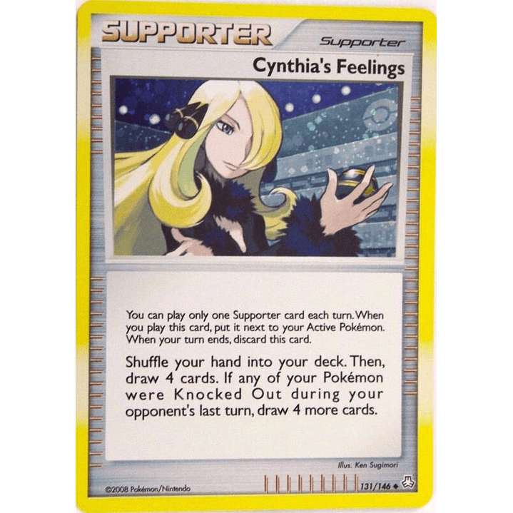 Cynthia's Feelings - 131/146 (Cosmos Holofoil) #131 1