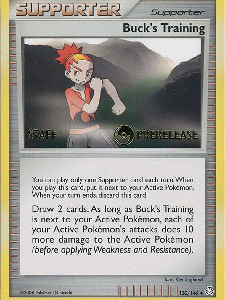 Buck's Training - 130/146 (Prerelease) [Staff] #130 1