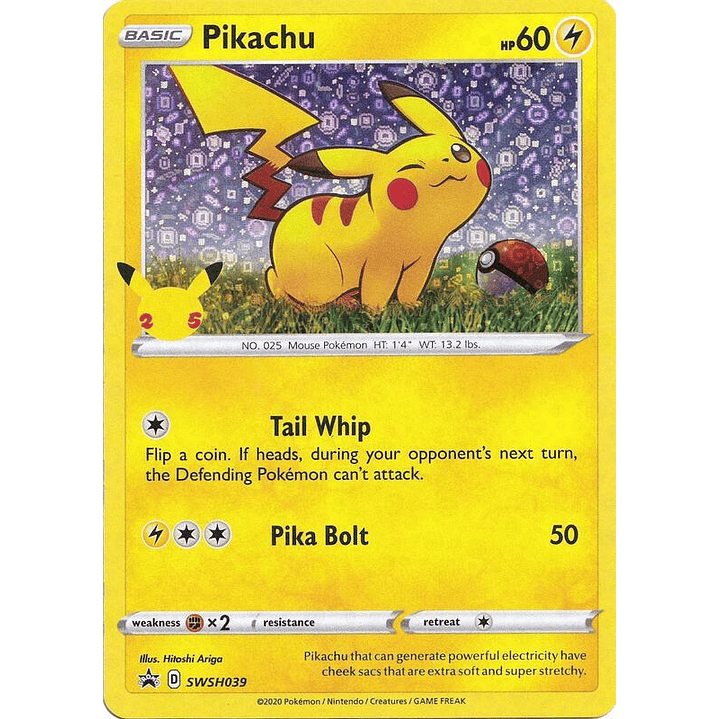 Pikachu - SWSH039 (General Mills) #SWSH039 1
