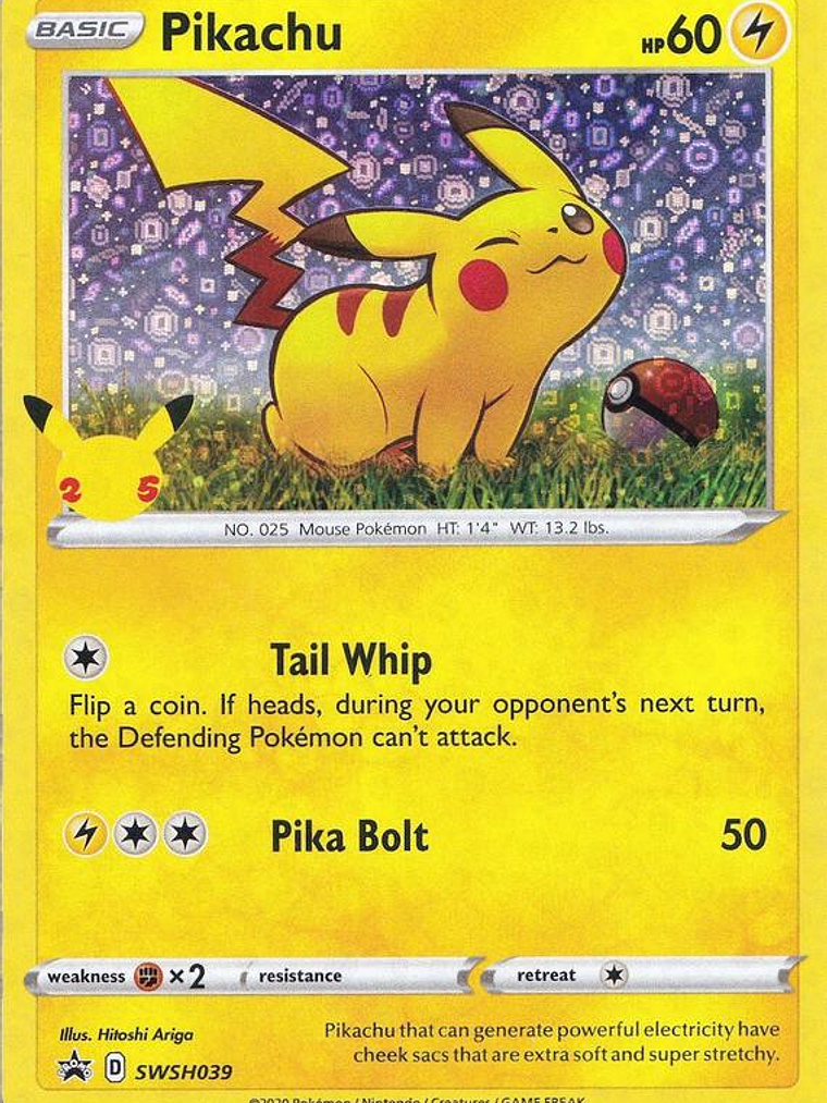 Pikachu - SWSH039 (General Mills) #SWSH039 1