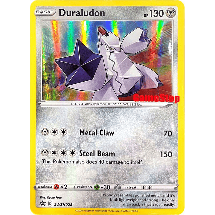 Duraludon - SWSH028 (Gamestop Exclusive) #SWSH028 1