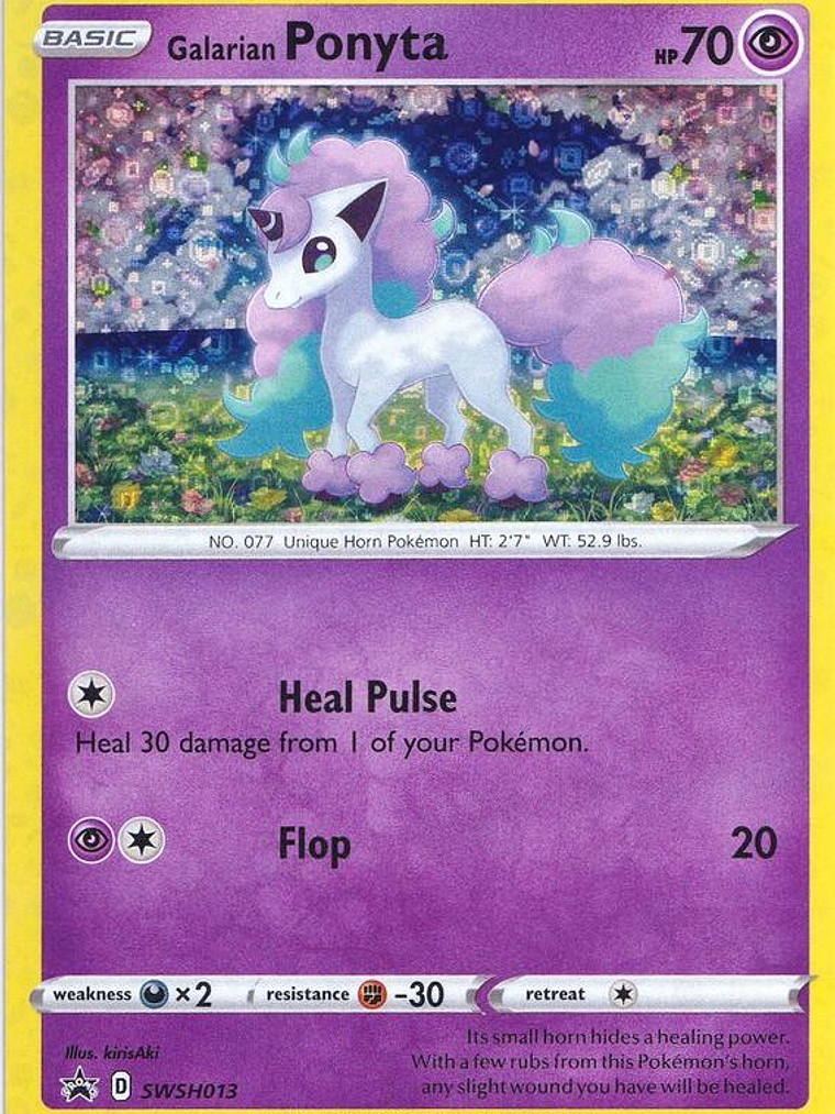 Galarian Ponyta - SWSH013 (General Mills Promo) #SWSH013 1