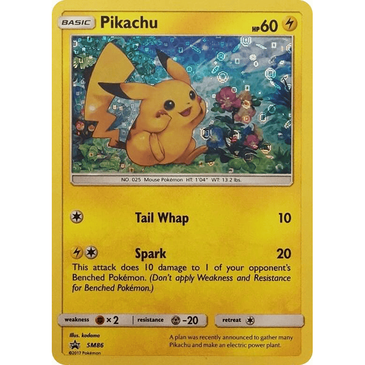 Pikachu - SM86 (General Mills Promo) #SM86 1