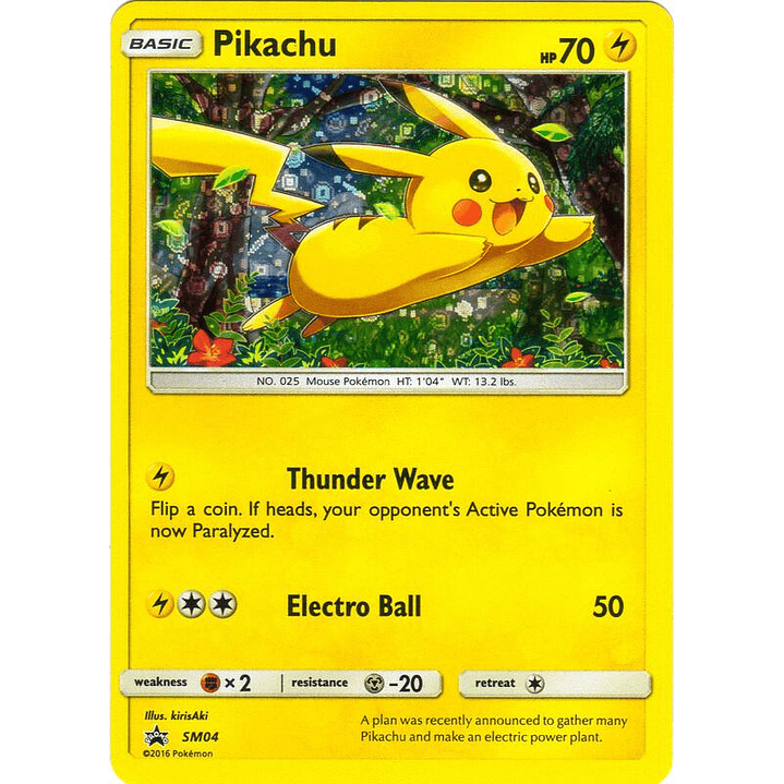 Pikachu - SM04 (General Mills) #SM04 1