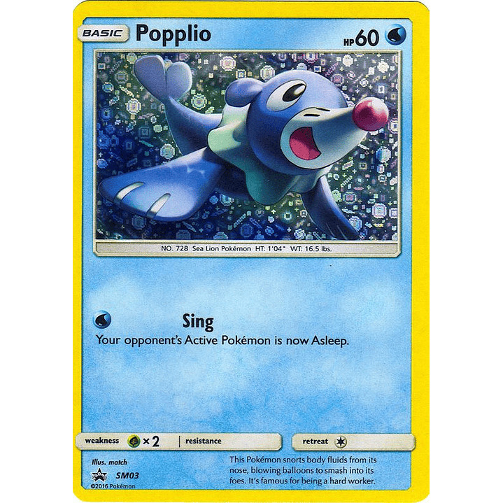 Popplio - SM03 (General Mills Promo) #SM03 1