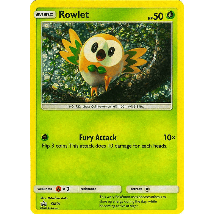 Rowlet - SM01 (General Mills Promo) #SM01 1