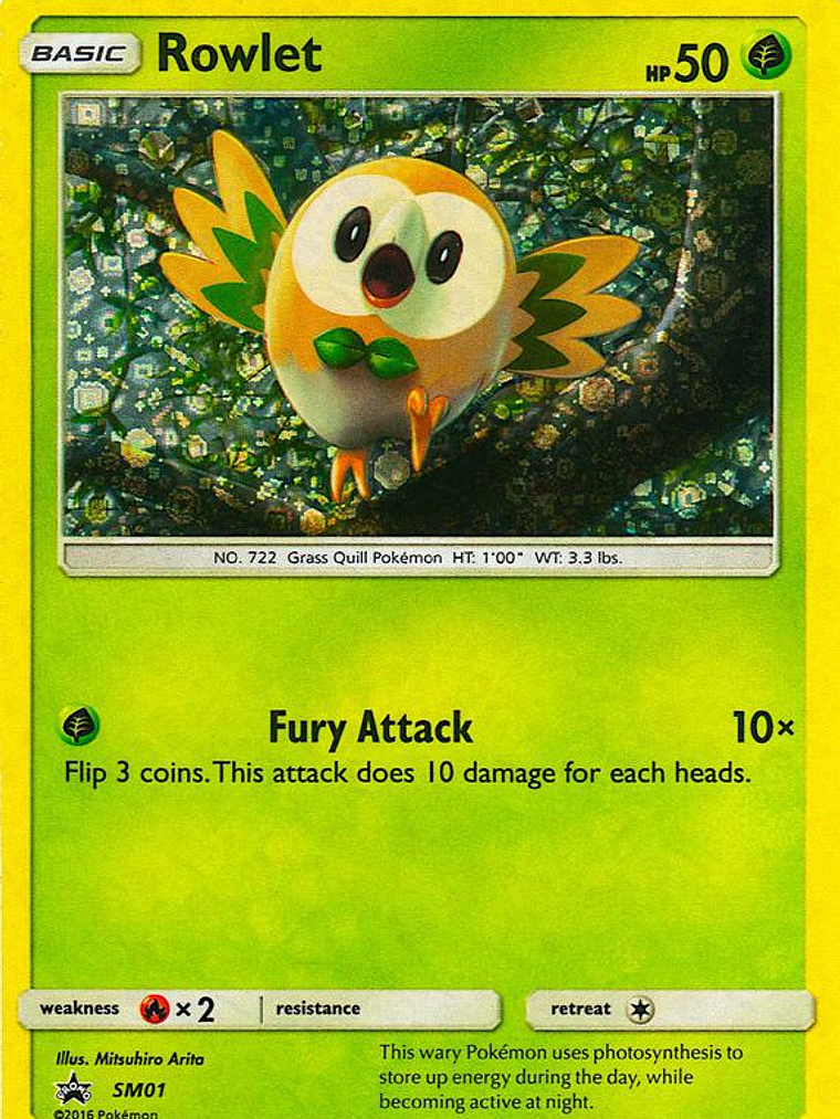 Rowlet - SM01 (General Mills Promo) #SM01 1