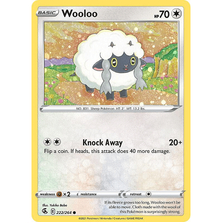 Wooloo - 222/264 (Cosmos Holo) #222 1