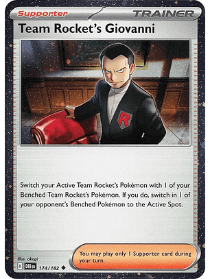 Team Rocket's Giovanni (Cosmos Holo) #174