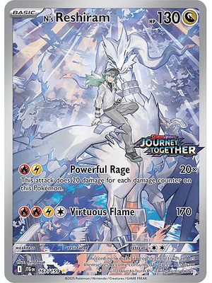 N's Reshiram (Journey Together Stamped) #167